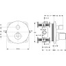 Смеситель IDEAL STANDARD CERATHERM 100 для ванны и душа A4888AA